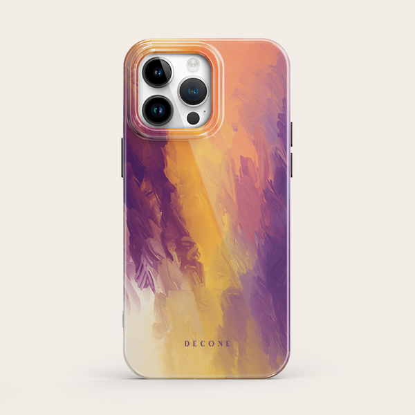 Orange Purple - iPhone Case