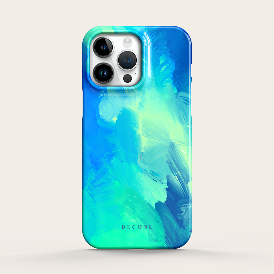 Turquoise Blue - iPhone Case