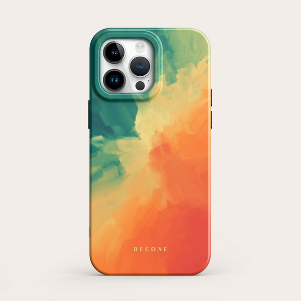 Green/Orange - iPhone Case
