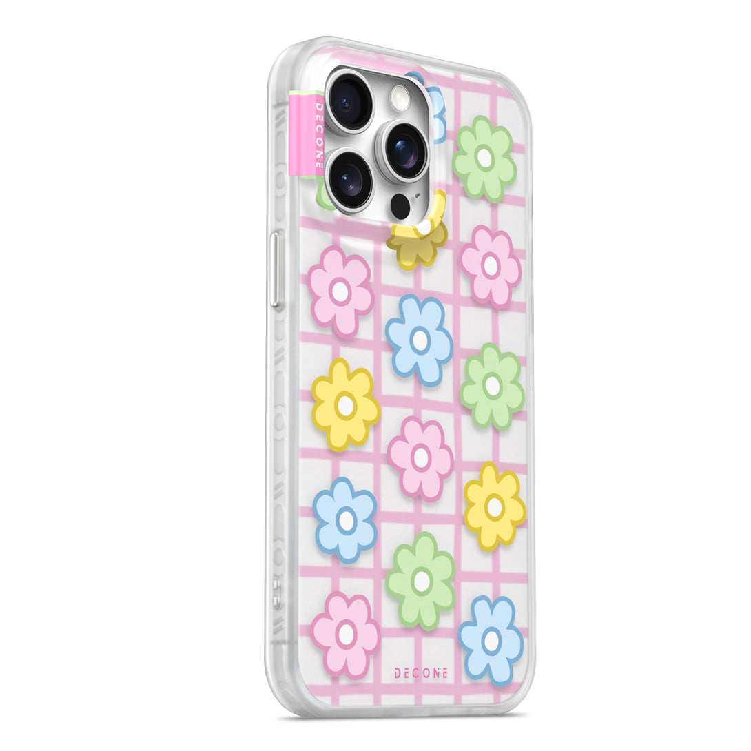Four Color Flowers - IPhone Matte Shockproof Case