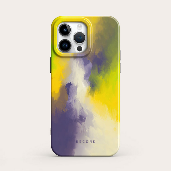 Purple/Yellow - iPhone Case
