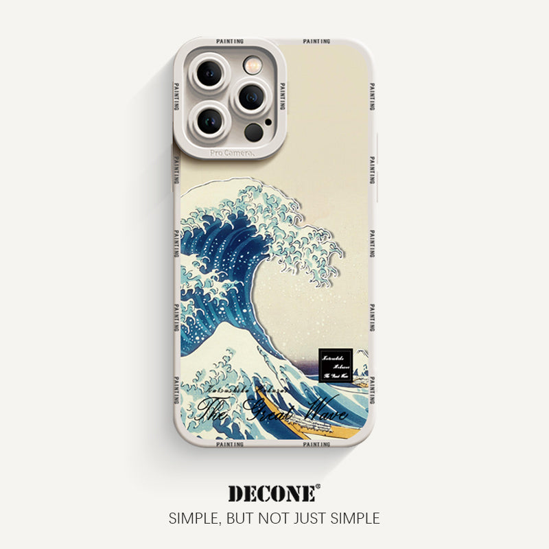 Decone】iPhone 13 series  Watercolor Liquid Silicone Phone Case