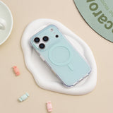 Cyan - Matte Macaron iPhone Case