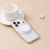 White - Matte Macaron iPhone Case