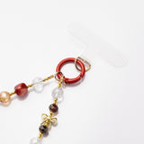 Gold Chain Crystal Wrist Strap - Santa Claus