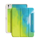 Fluorescent Beach - Leather Magnetic iPad Case