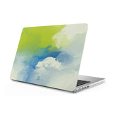 Grassland Green - Clear MacBook Case