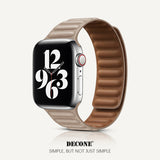 Apple Watch Series | Leather Link Magnetic Strap