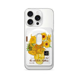 Vase with Twelve Sunflowers - Matte Wallet MagSafe Compatible
