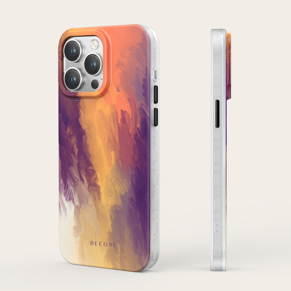 Orange Purple - iPhone Case