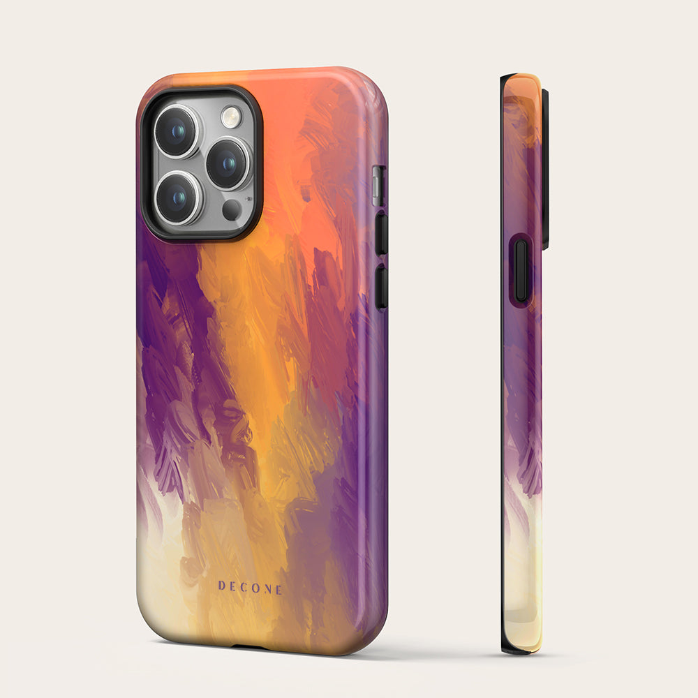 Orange Purple - iPhone Case