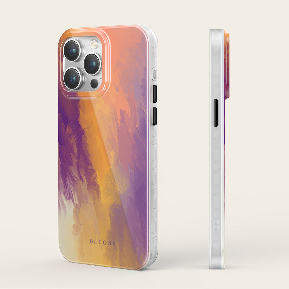 Orange Purple - iPhone Case