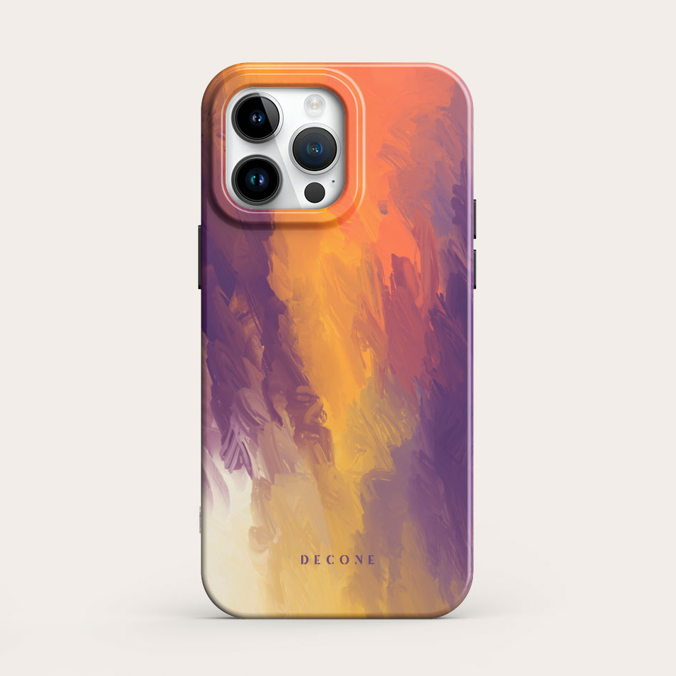 Orange Purple - iPhone Case