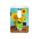 Vase with Three Sunflowers - Matte Wallet MagSafe Compatible