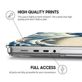 The Great Wave off Kanagawa - Clear MacBook Case