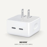 Power Adapter Series | 35W Dual USB-C Port Power Adapter (American standard)