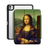 Mona Lisa - Leather Magnetic iPad Case