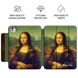 Mona Lisa - Leather Magnetic iPad Case