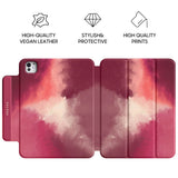 Berry Red - Leather Magnetic iPad Case
