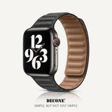 Apple Watch Series | Leather Link Magnetic Strap