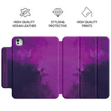 Dark Purple - Leather Magnetic iPad Case