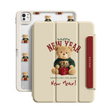 Happy New Year - Leather Magnetic iPad Case