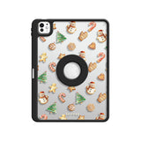 Enjoying Snacks - Leather Magnetic iPad Case