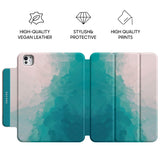 Sand and Sea - Leather Magnetic iPad Case