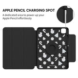 Enjoying Snacks - Leather Magnetic iPad Case