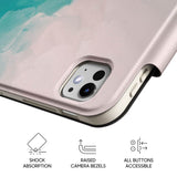 Sand and Sea - Leather Magnetic iPad Case