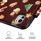 Enjoying Snacks - Leather Magnetic iPad Case