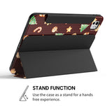 Enjoying Snacks - Leather Magnetic iPad Case