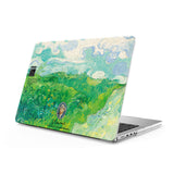 Green Wheat Fields, Auvers - Clear MacBook Case