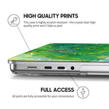 Green Wheat Fields, Auvers - Clear MacBook Case