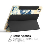 The Great Wave off Kanagawa - Leather Magnetic iPad Case