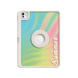 Summer Colors - Leather Magnetic iPad Case