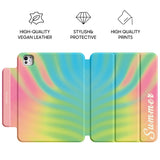 Summer Colors - Leather Magnetic iPad Case