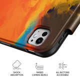 Phoenix Feather - Leather Magnetic iPad Case