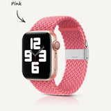 Apple Watch Series | Nylon Braided Watch Strap (Watch clasp series)