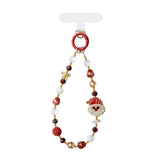 Gold Chain Crystal Wrist Strap - Santa Claus