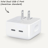 Power Adapter Series | 35W Dual USB-C Port Power Adapter (European standard)