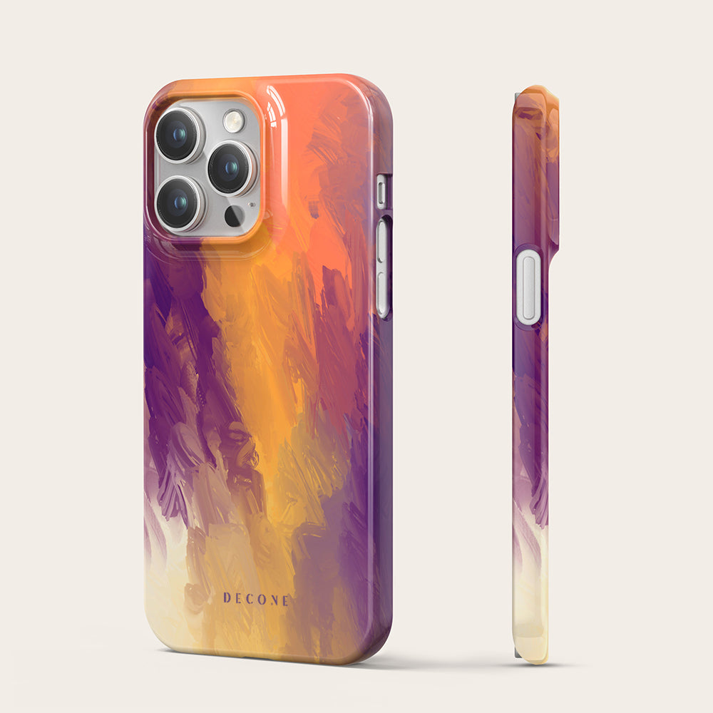 Orange Purple - iPhone Case