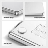 Pink Romance - Clear MacBook Case (Glitter)