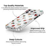 Holly＆Poinsettia - iPhone Case