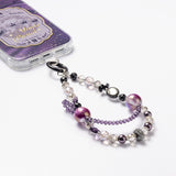 Silver Chain Crystal Wrist Strap - Magic Ball