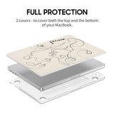 Sweet Kiss - Clear MacBook Case