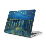 Starry Night Over the Rhone - Clear MacBook Case