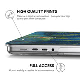 Starry Night Over the Rhone - Clear MacBook Case