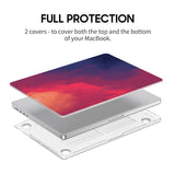 Fiery Red - Clear MacBook Case