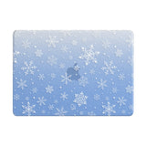Snowflake - Clear MacBook Case (Glitter)